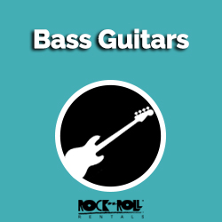 Shop Bass Guitars in Rock N Roll Rentals Guitar Showroom