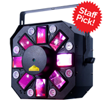 American DJ Multi Effect Light with 3 FX and 8 UV LEDs (STINGERII)