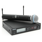 Shure SLX24/BETA58 Wireless Handheld System with Beta58 Transmitter