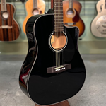 Fender Single-Cutaway Dreadnought Acoustic-Electric Guitar (CD-60SCE)