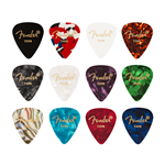 Fender Thin Celluloid Pick Medley 12 Pack (sku 0980300100)