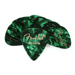 Fender "Green Moto" Celluloid Medium Pick s 12pk (sku:1980351871)