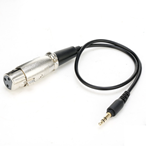 Apex A106MXF Angled Stereo Mini - XLRF Cable 6'