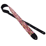 Fender 0990609001 Pink Paisley Denim Strap