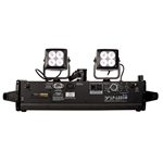 Yorkville  Mobile Bar w/2 LED Heads (LP-LED2MNOBAT)