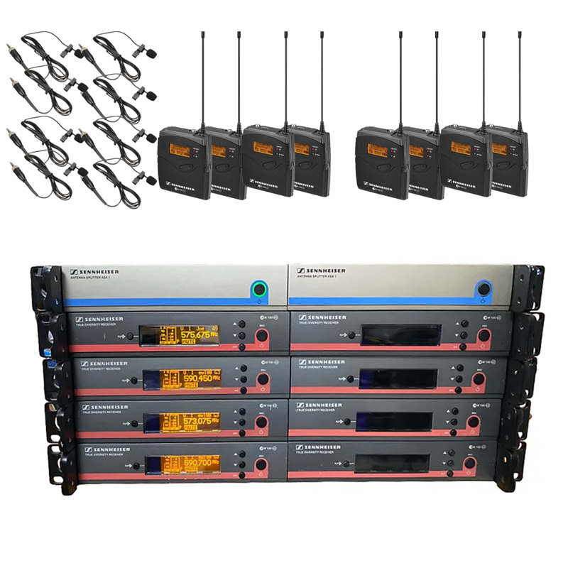 Rock n Roll Rentals - Sennheiser EM100G3 8-Pack with G3 Bodypack