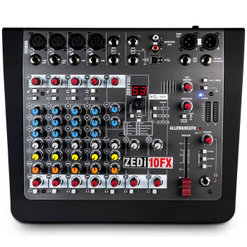  Allen & Heath ZEDi10FX Analog Passive Mixer with FX