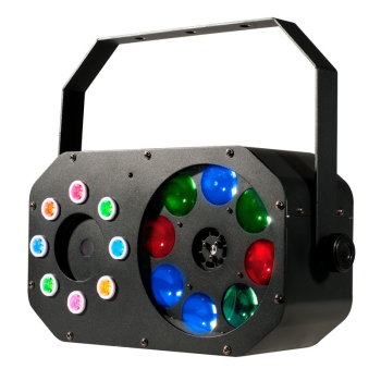 American DJ Multi-Effects Light with LED Gobos, Lasers and Strobe FX (STINGERGOBO)