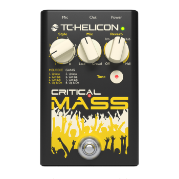 Tcelectronic CRITICALMASS Large Group Vocal Sound FX