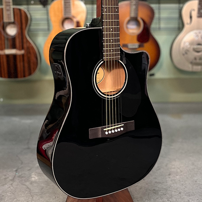 Fender Single-Cutaway Dreadnought Acoustic-Electric Guitar (CD-60SCE)