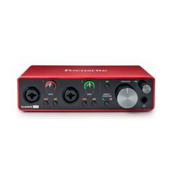  Focusrite Scarlett2i2 3rd Generation 2-Channel USB-C Audio Interface