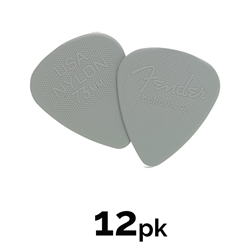 Fender "Medium" .73mm Nylon Pick 12-Pack (sku 0986351800)