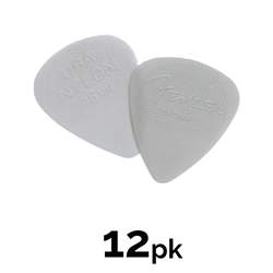 Fender "Thin" .46mm Nylon Pick 12-Pack (sku 0986351700)