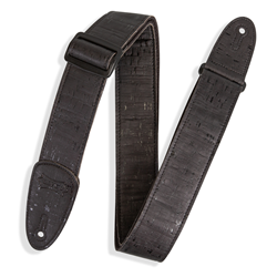 Levy's 2" Black Cork Guitar Strap (MX8-BLK)