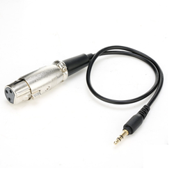 Apex A106MXF Angled Stereo Mini - XLRF Cable 6'