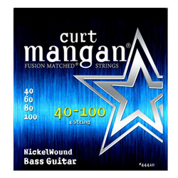 Curtmangan 44410 40-100 Nickel Bass Set