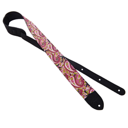 Fender 0990609001 Pink Paisley Denim Strap