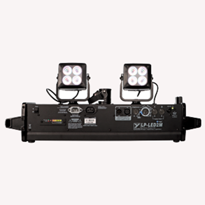 Yorkville Mobile Bar w/2 LED Heads (LP-LED2M)