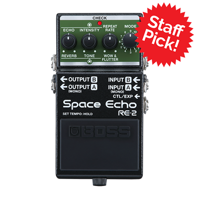 Boss SPRE-2 Space Echo Delay and Reverb Pedal