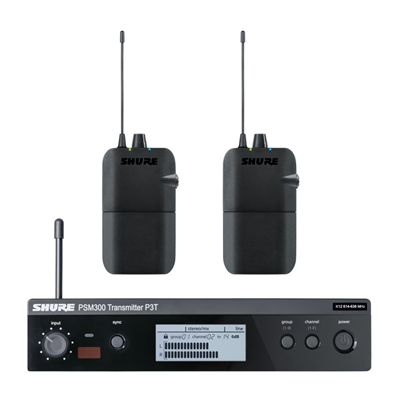 Shure PSM300 Wireless In-ear Monitoring System w/ 2 Receivers