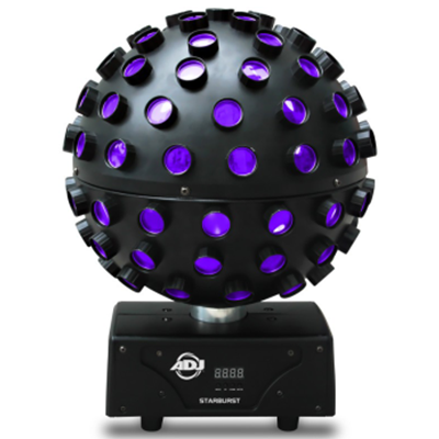 American DJ Discoball Type Sphere Effect Light with RGBWA and UV LEDs (MSTARBURST)