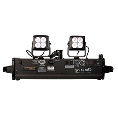 Yorkville  Mobile Bar w/2 LED Heads (LP-LED2MNOBAT)