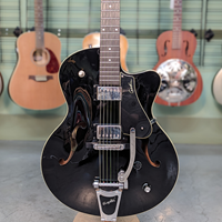 Uptown Orange Hollowbody Titanium Level Electric Guitars